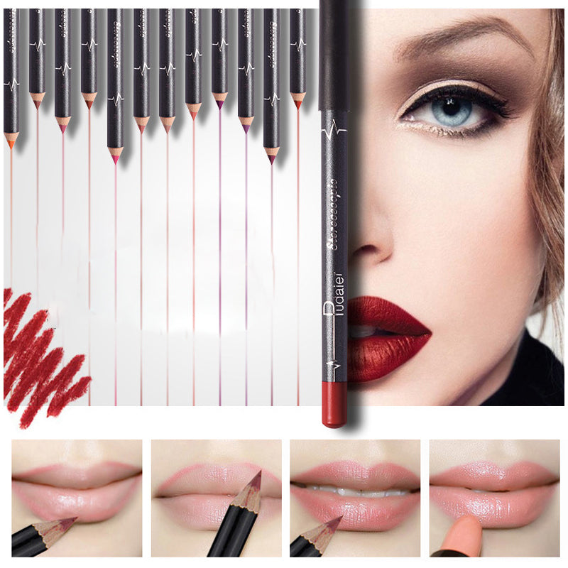12 kleuren lippenstift pen