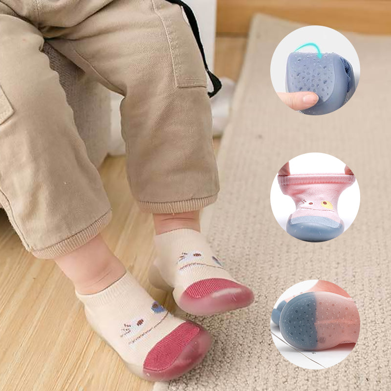 Schattige dieren - antislip baby-peuterschoenen