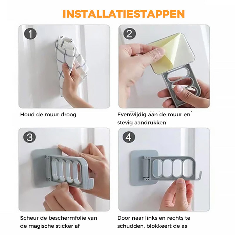 Geen Puching Opvouwbare Hanger