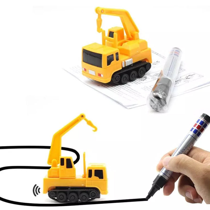 Follow-The-Line inductieve auto