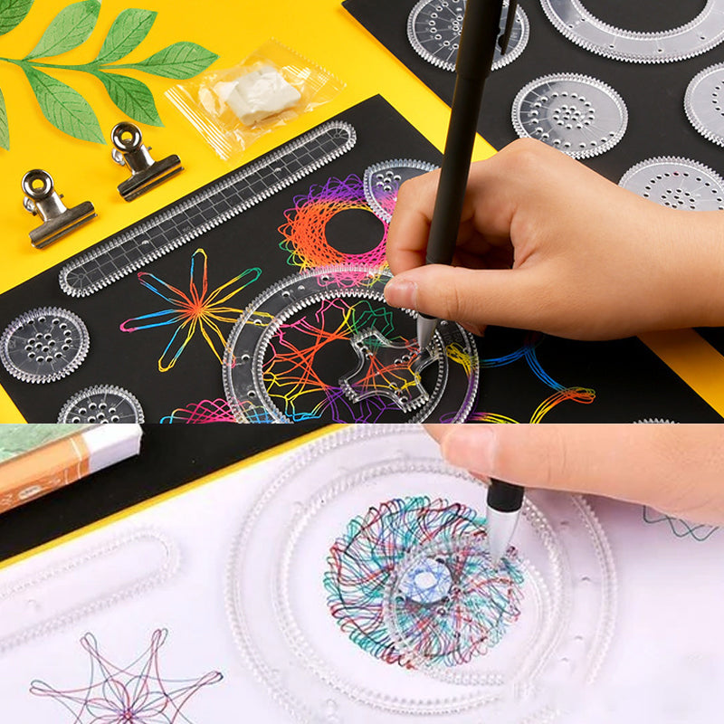 Magische rossen bloemliniaal