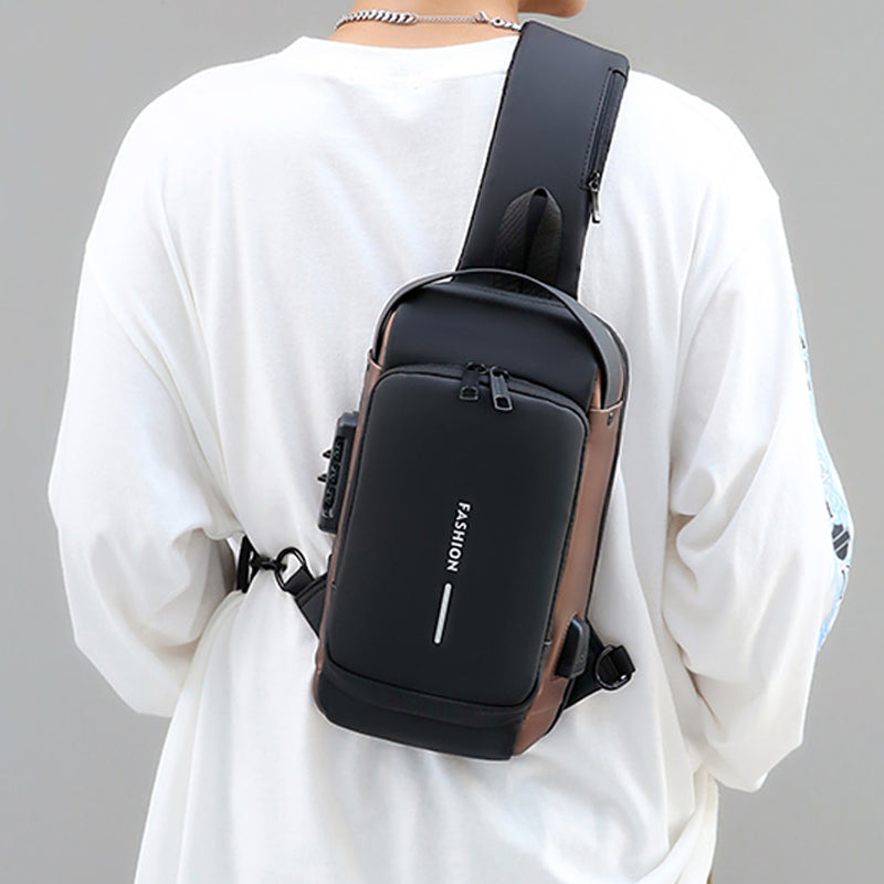 wachtwoord anti-diefstal borsttas