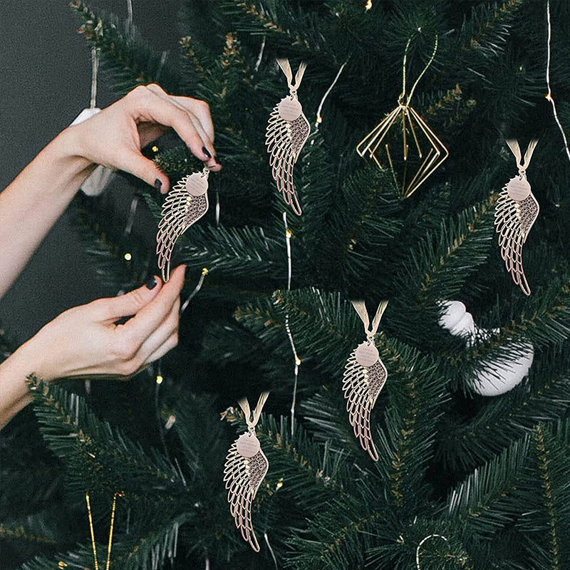 Kerst Familie Vleugels Hanger