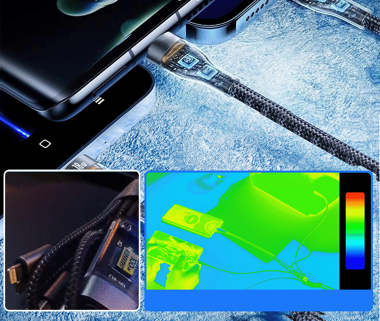 Supersnel opladen 3-in-1 datakabel