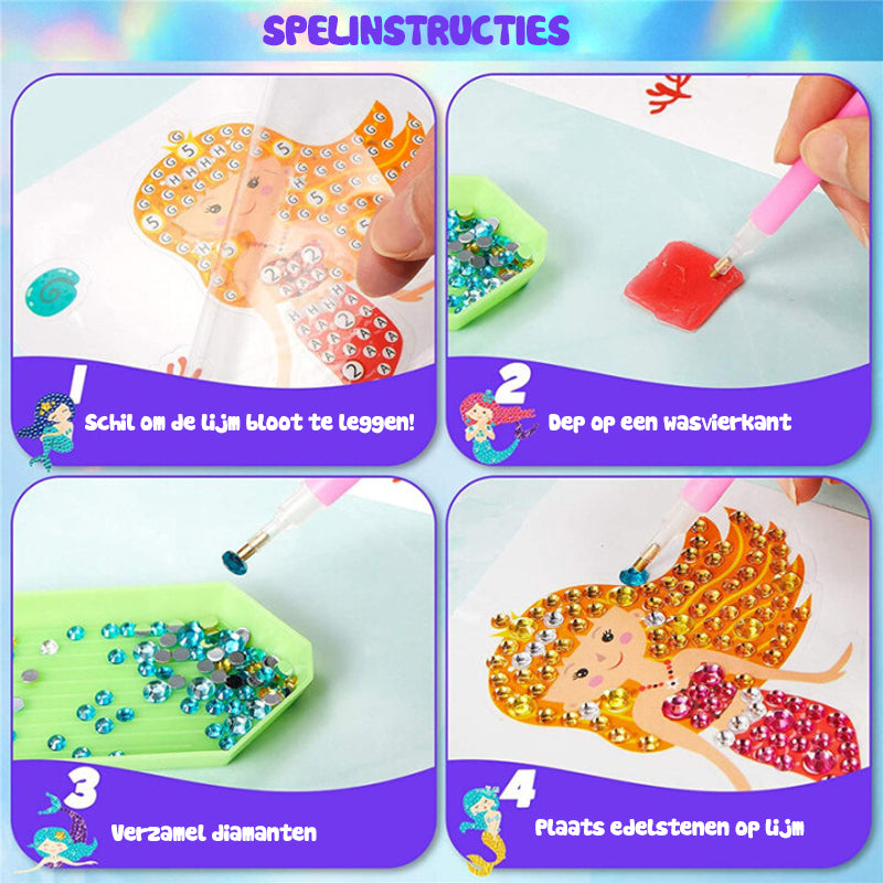 Grote Gem Diamant Schilderen Stickers voor Kinderen