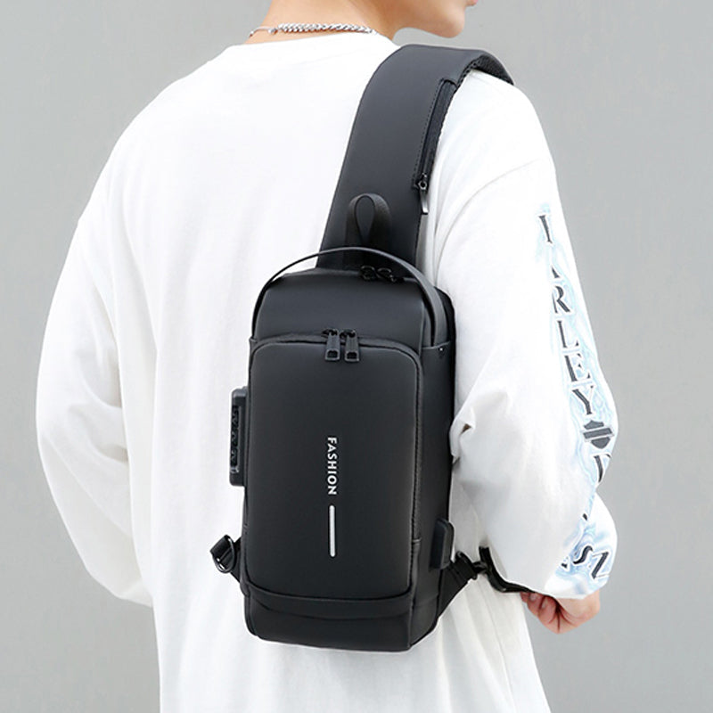 wachtwoord anti-diefstal borsttas