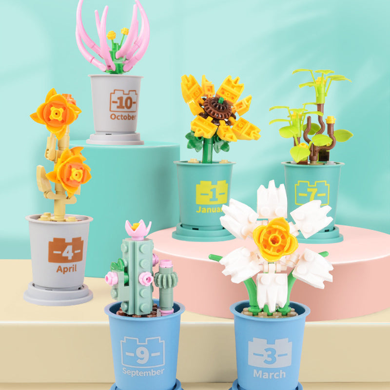 Koffiekopjes planten potblokken