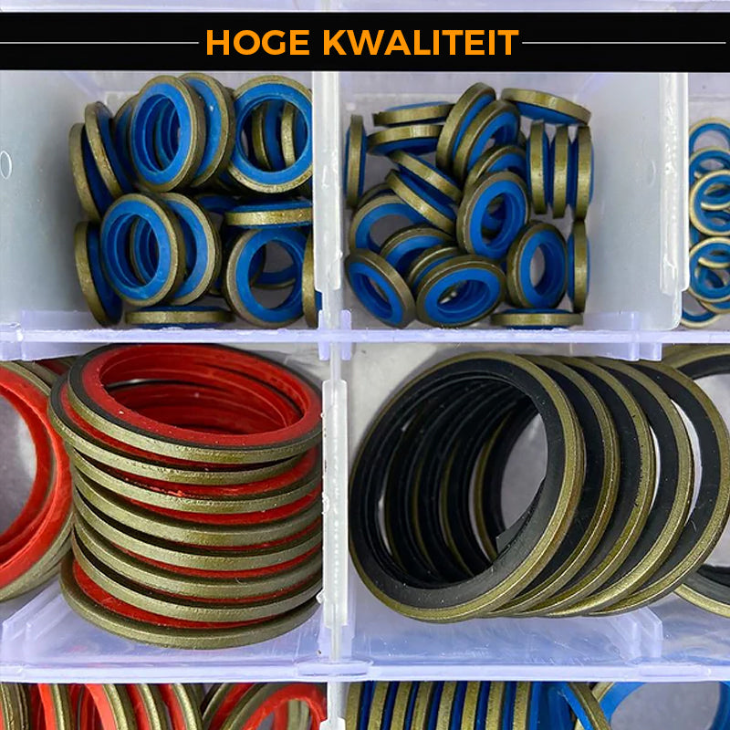 100 stuks / 245 stuks diverse afdichtingspakkingset