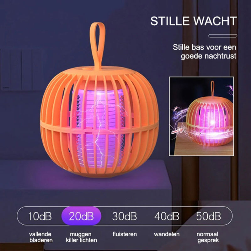 2 in 1 geruisloze muggen verdelger lamp