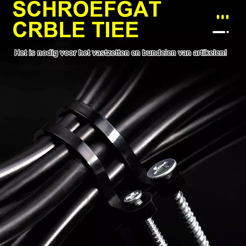 Kabelbinders met schroefgaten