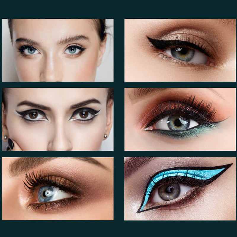 Gemakkelijke eyelinerpen die niet uitwrijft (met eyeliner crème)