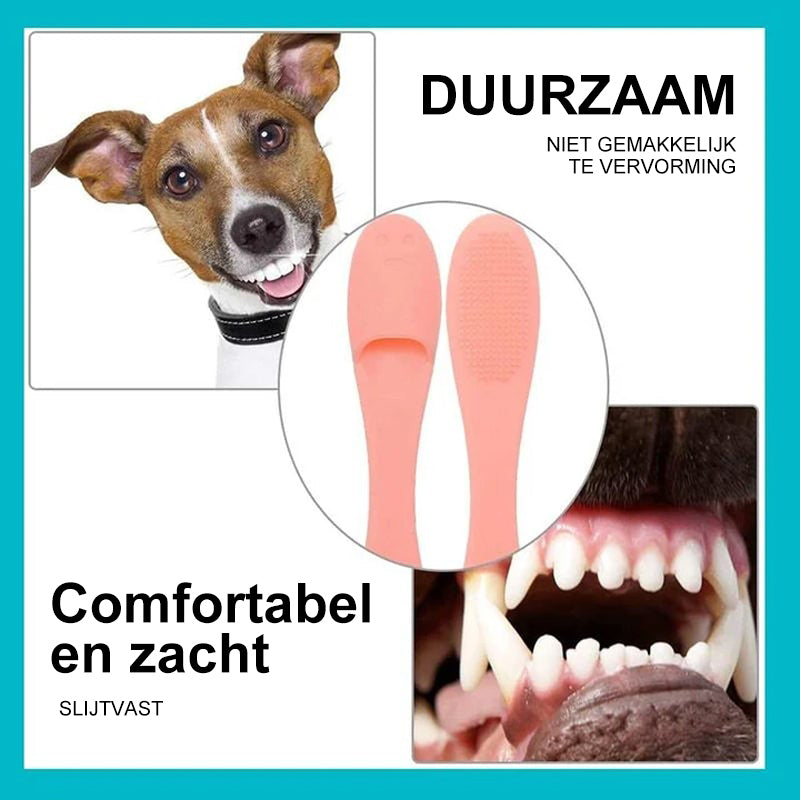 Professionele Hond En Kat Vingertandenborstel