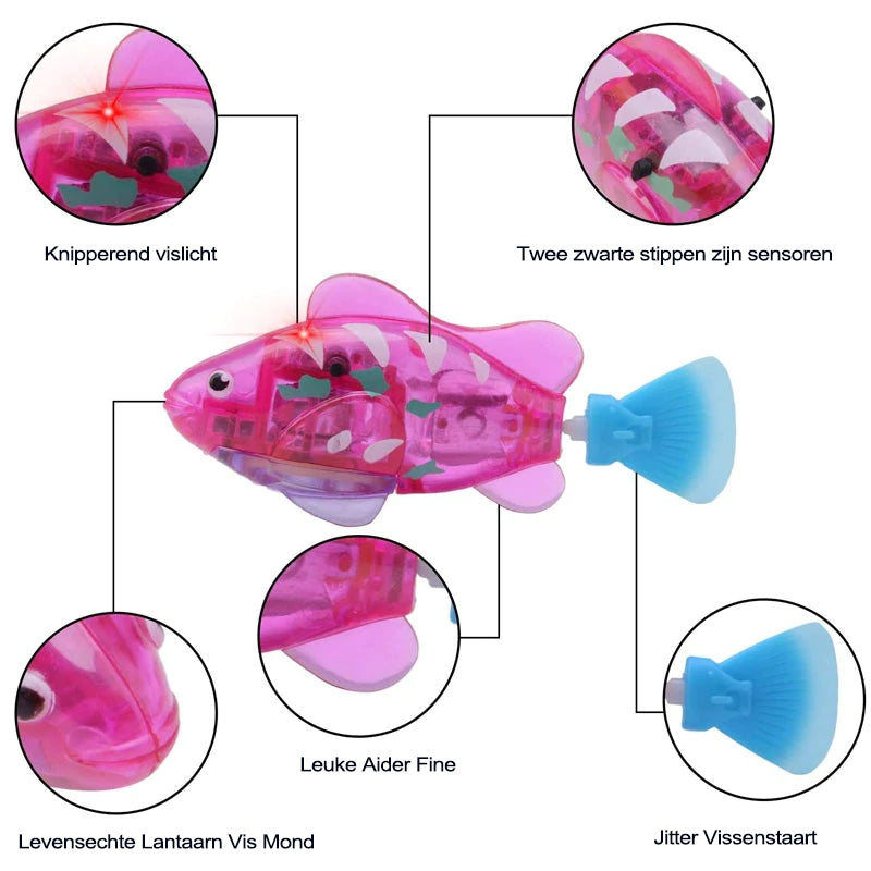 Zwemmen Robot Vis Speelgoed voor Kat & Hond