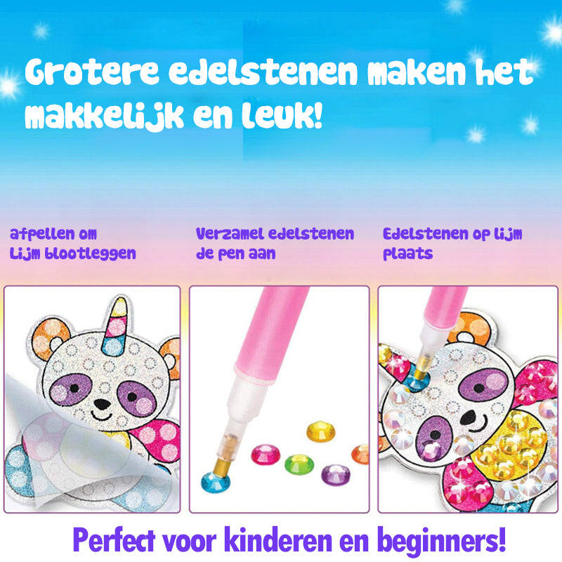 Grote Gem Diamant Schilderen Stickers voor Kinderen