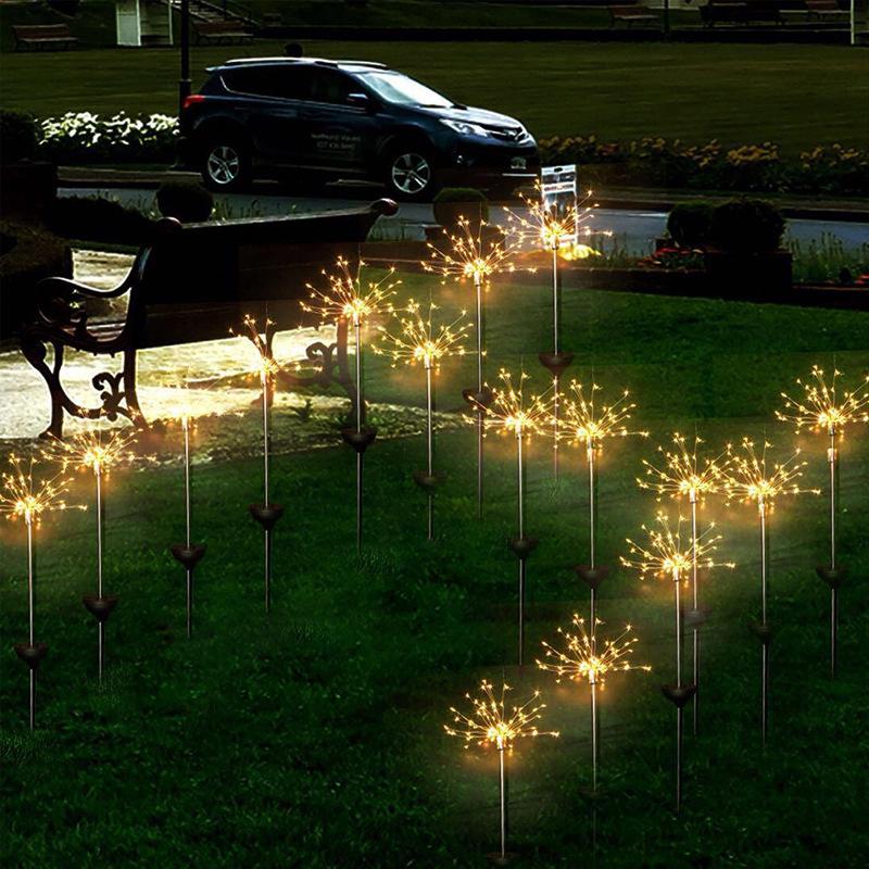 Waterdichte Zonne Garden Vuurwerk Lamp