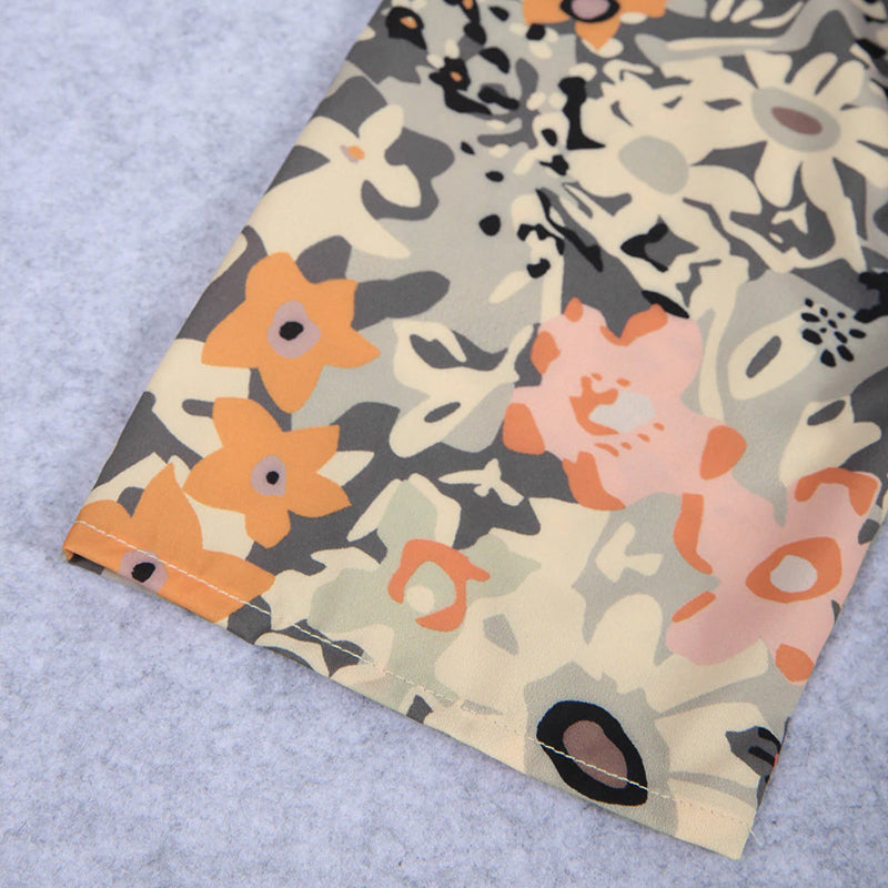 Halflange rok met losse zak