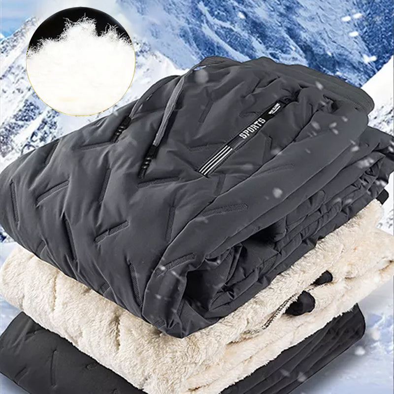 Winterbroek van verdikte fleece voor heren