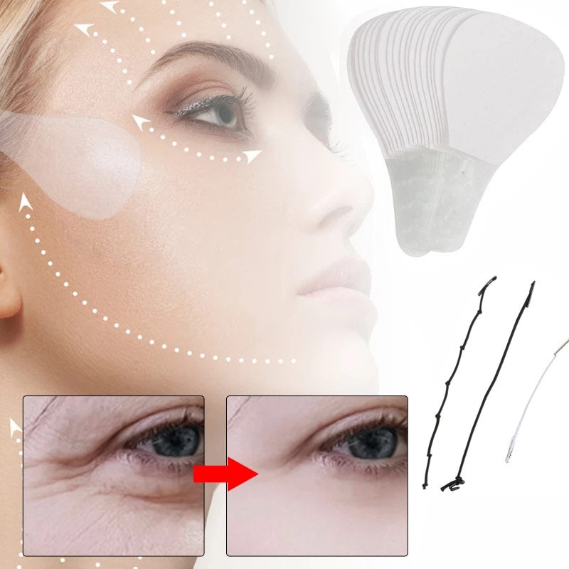 Onzichtbare dunne gezichtssticker