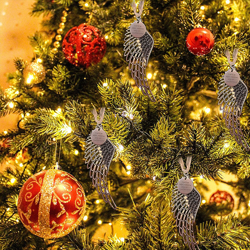 Kerst Familie Vleugels Hanger
