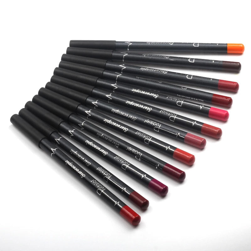 12 kleuren lippenstift pen