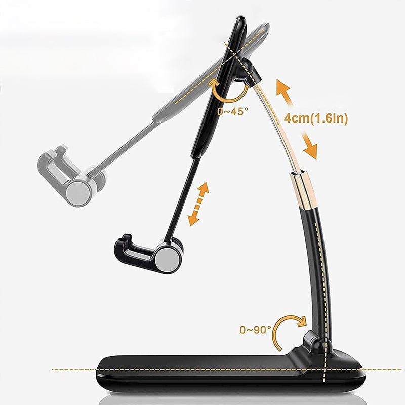 Opvouwbare en flexibele bureautelefoonhouder