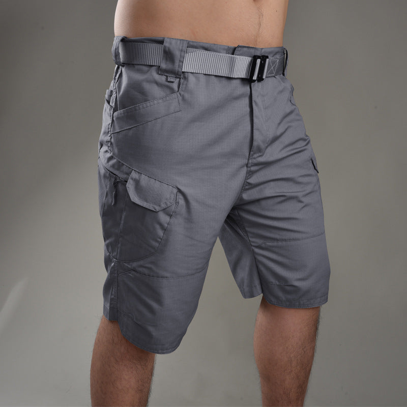 Tactische short in effen kleur