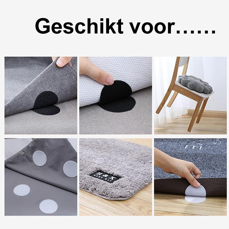 Vloerkleed Verankering Tapijt Non-Slip Haak en Lus (5 paar / doos)