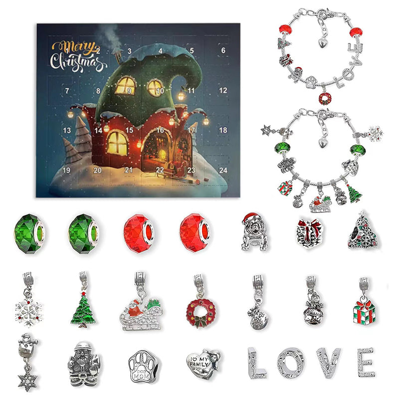 DIY 24 Dagen Kerst Aftelkalender Armbanden Kit