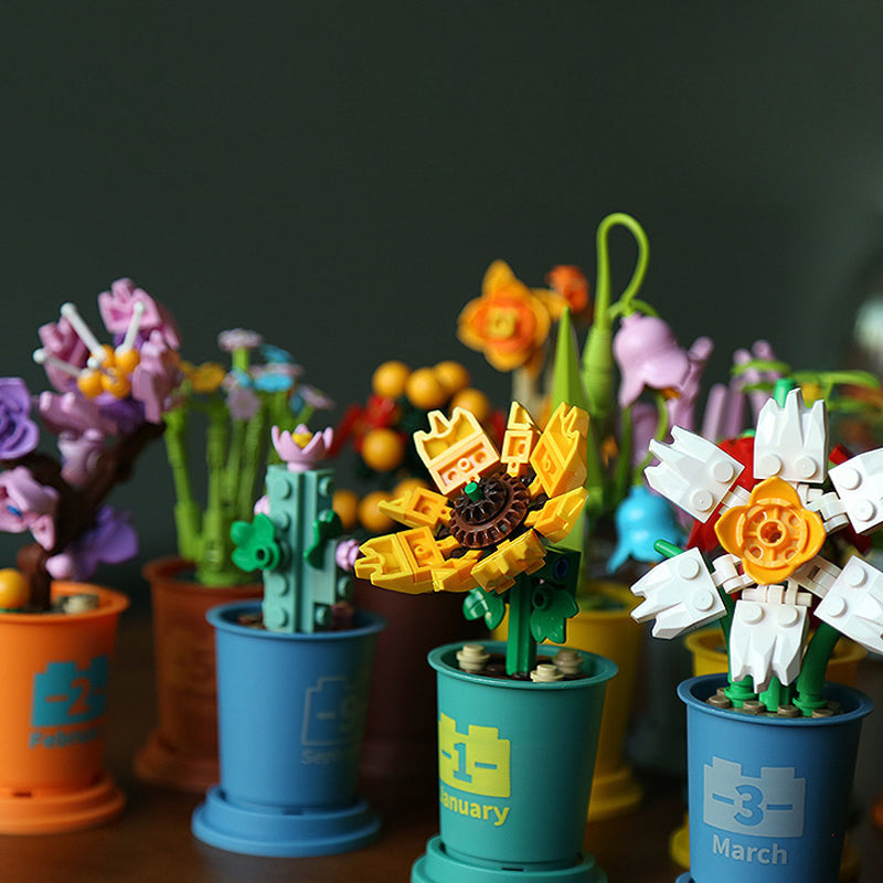 Koffiekopjes planten potblokken