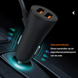 4 in 1 auto achterbankoplader