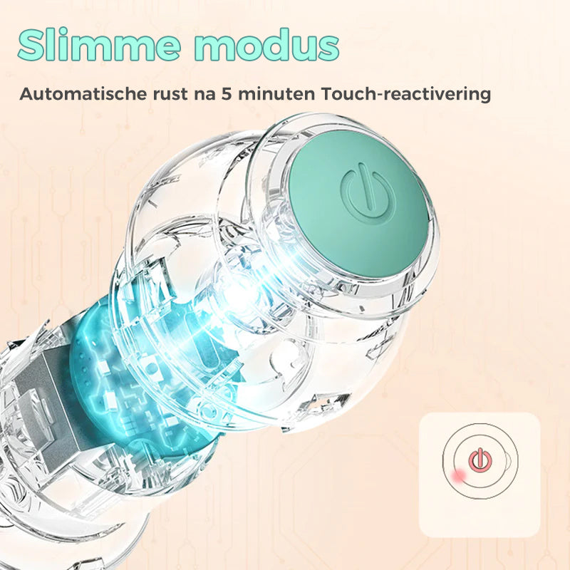 Slimme zelfrollende bal