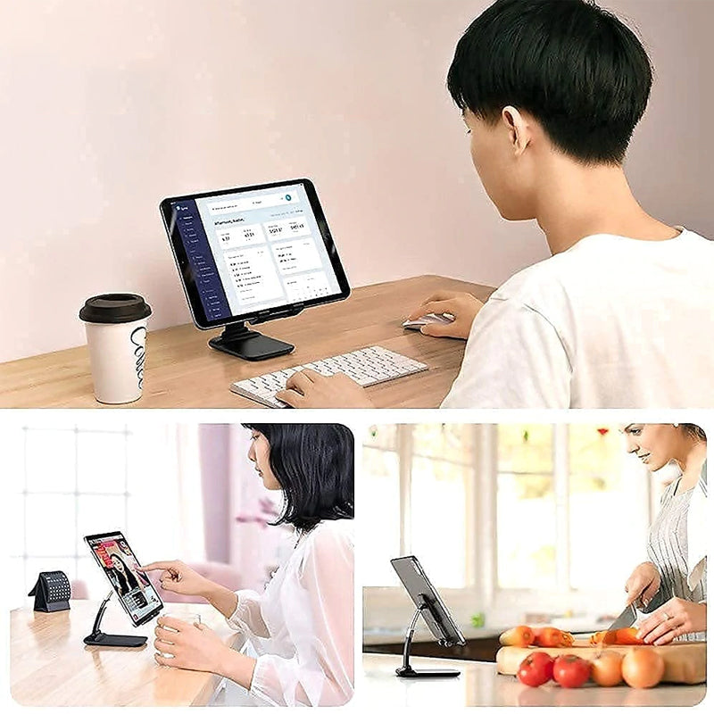 Opvouwbare en flexibele bureautelefoonhouder