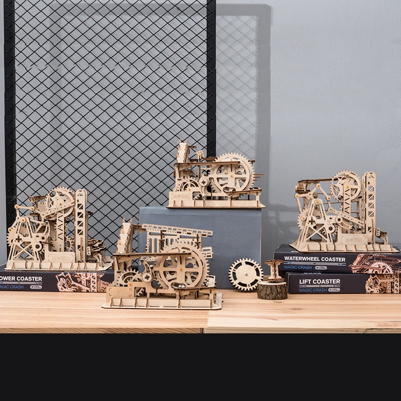 3D DIY puzzelbaan rollende bal speelgoed