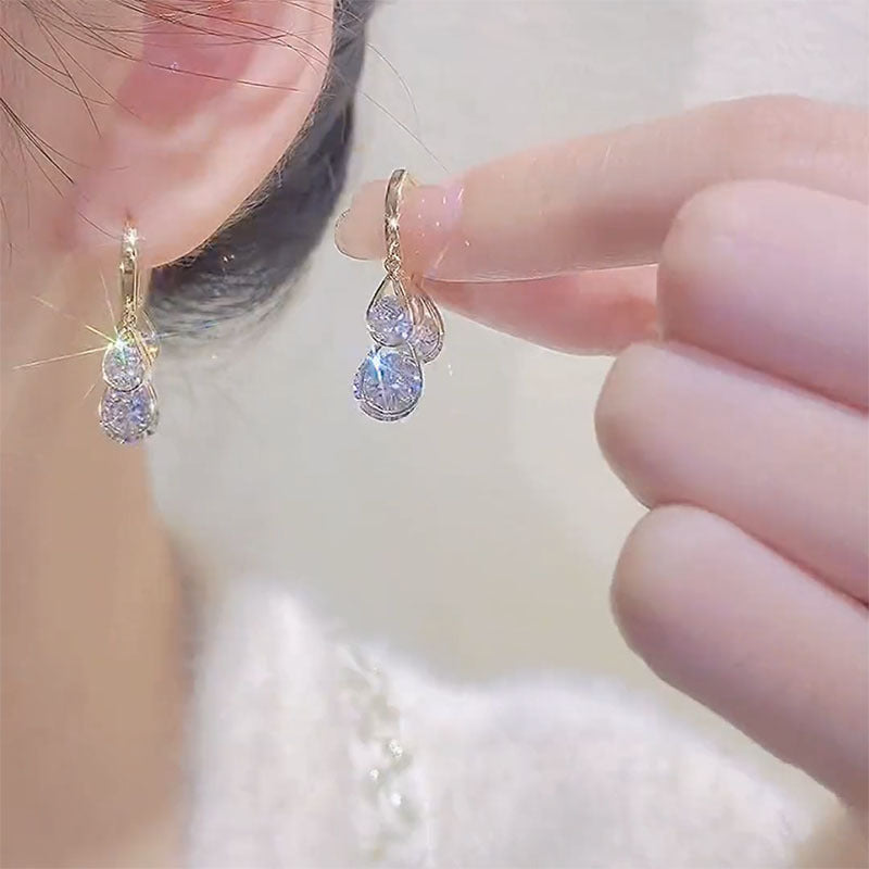 Oorbellen met glanzend hart