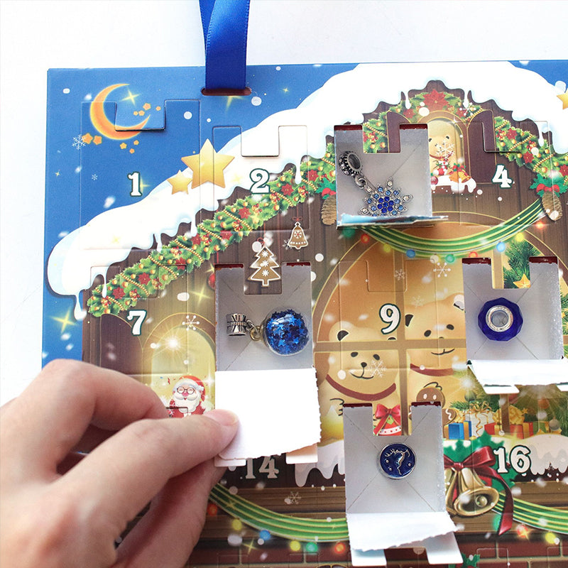 24 Dagen Countdown Kalender DIY Kerst Adventskalender Armbanden Set