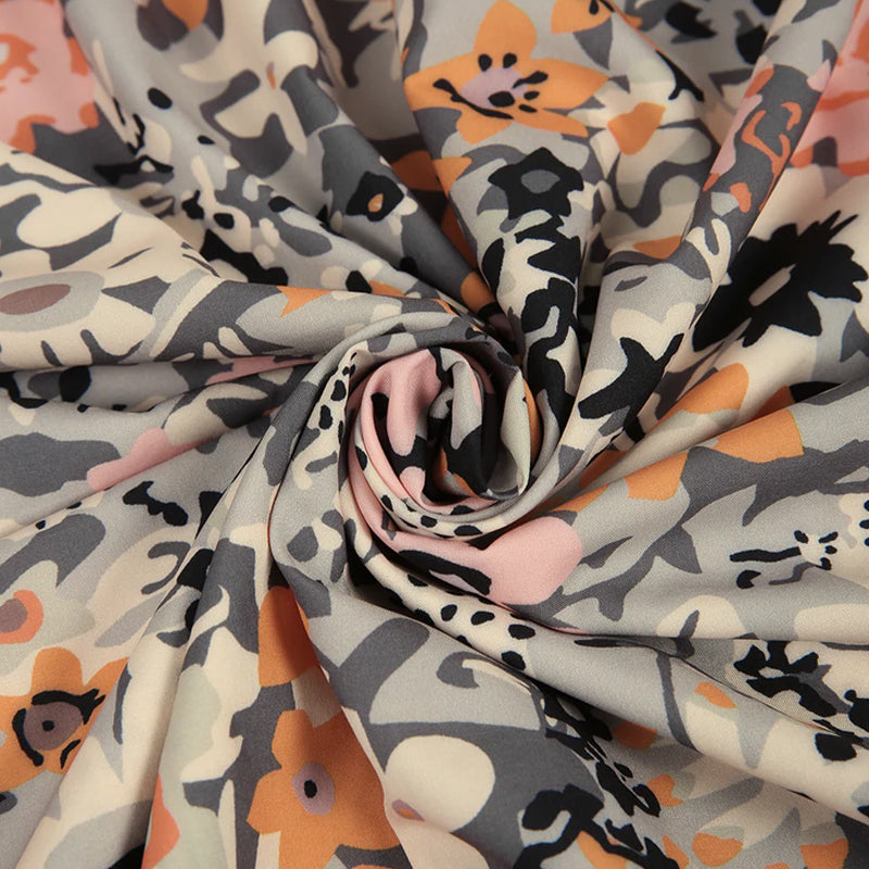 Halflange rok met losse zak