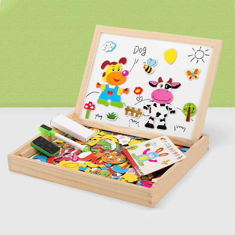 Magnetisch didactisch wit bord 2 in 1