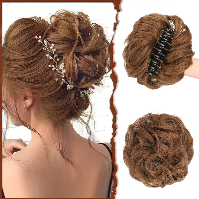 Bun Clipping Flower Bud-pruik