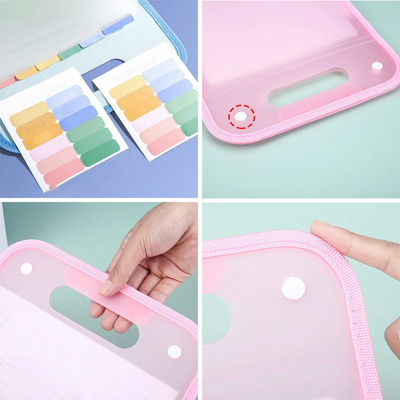 Typared Verticale accordeontas A4 papieren ordner