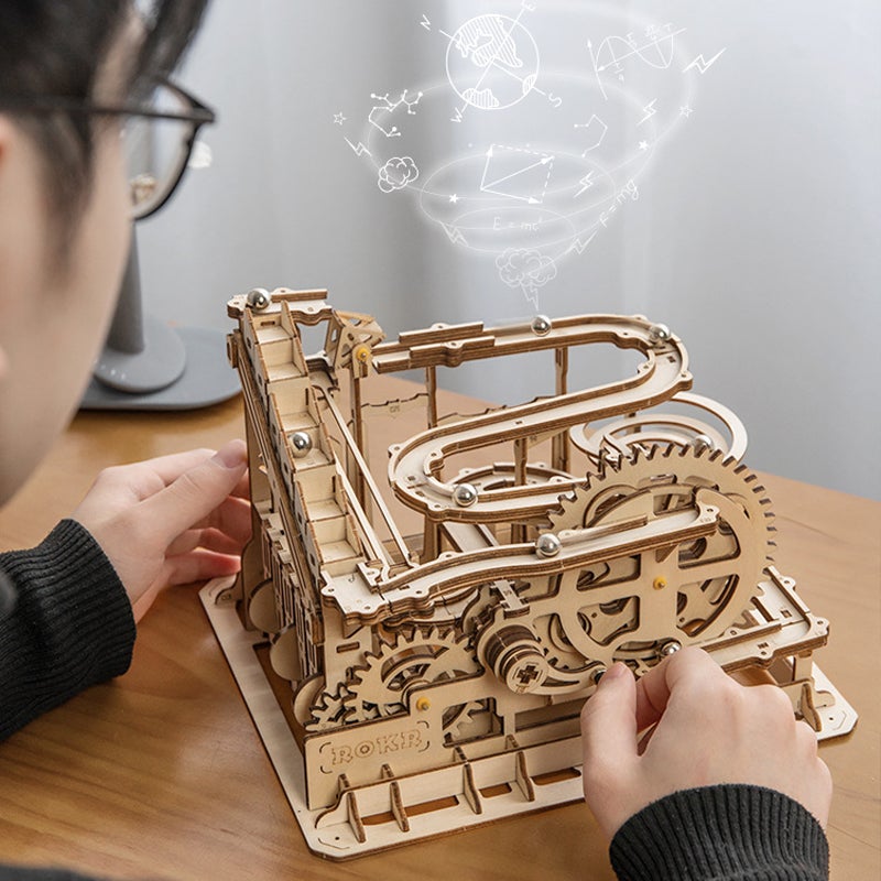 3D DIY puzzelbaan rollende bal speelgoed