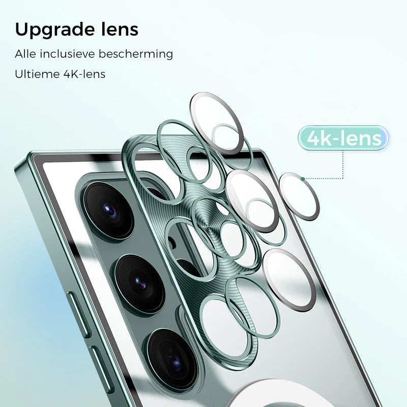 Magnetische Magsafe metalen hoes voor Samsung