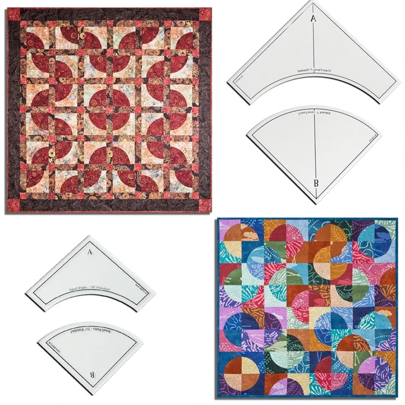Snelle boogvormige Quilt Sjabloon Set