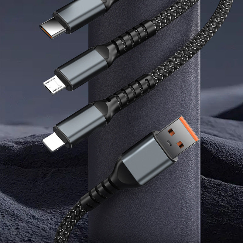 Supersnel opladen 3-in-1 datakabel