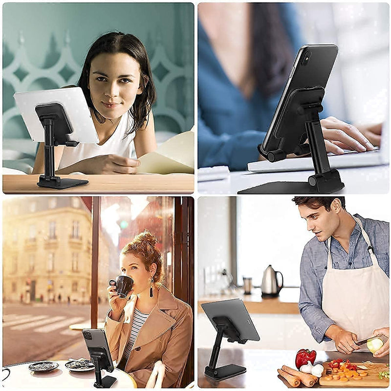 Opvouwbare en flexibele bureautelefoonhouder