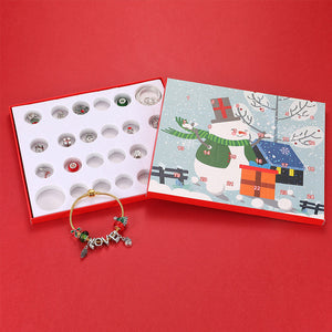 24 Dagen Countdown Kalender DIY Kerst Adventskalender Armbanden Set