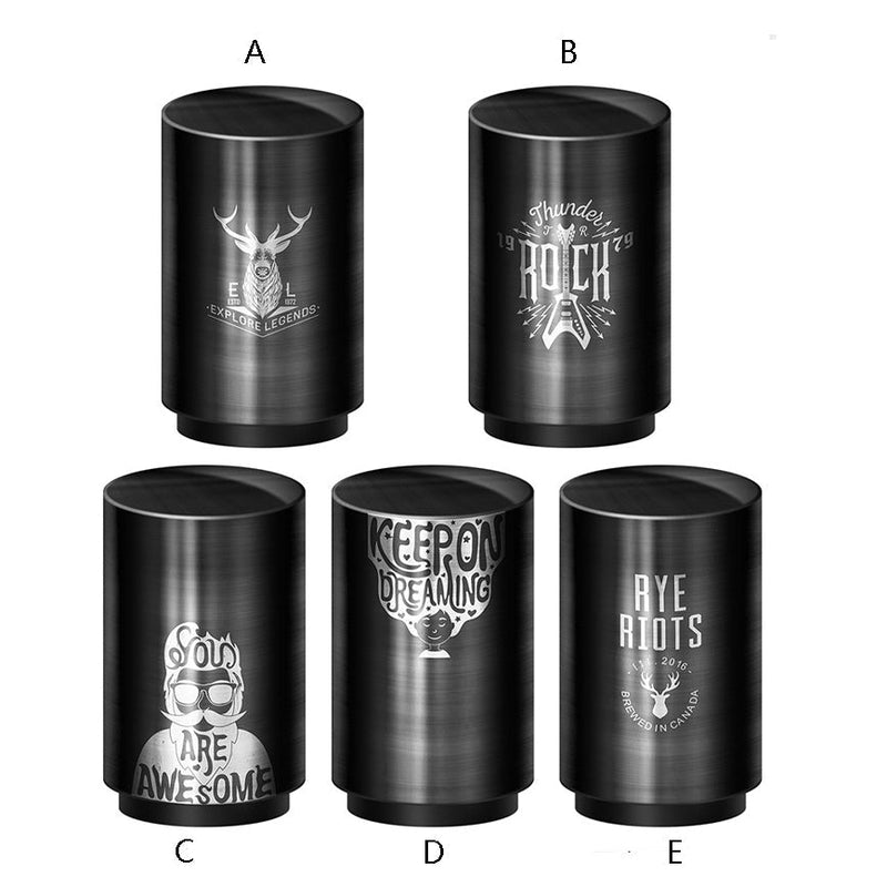 Automatische flesopener met magnetische dopvanger