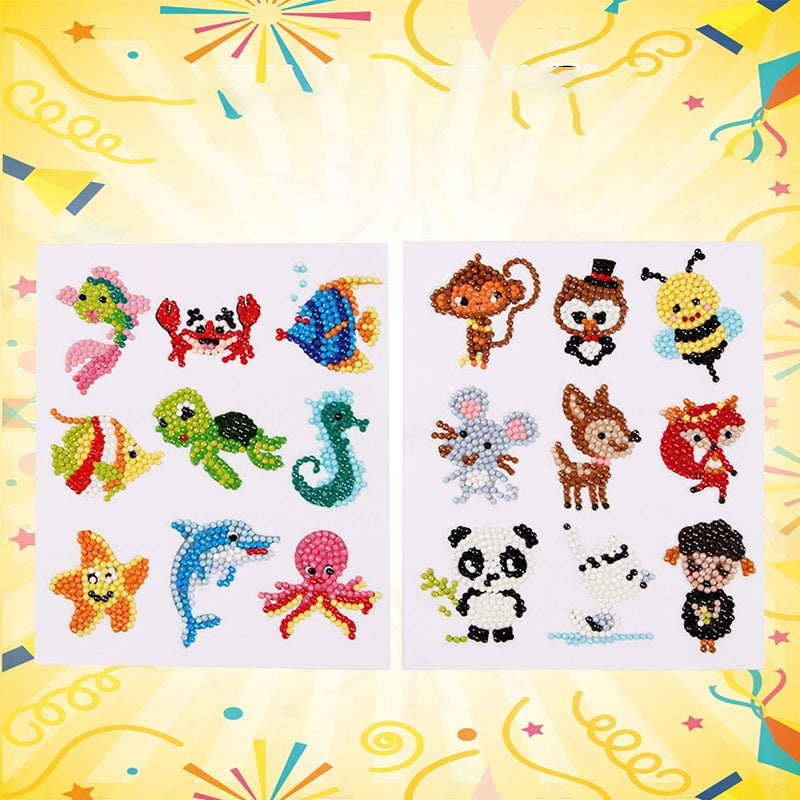 Diamant schilderij gratis stickers