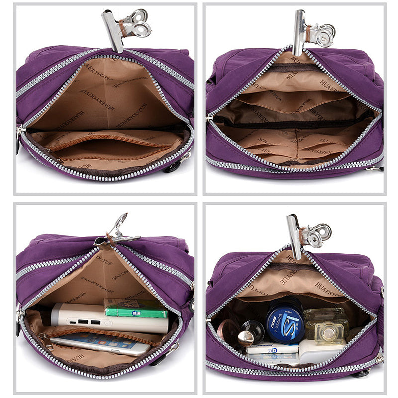 Waterdichte nylon schoudertas voor dames