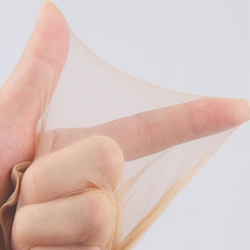 Enkelhoge doorzichtige damessokken (10 paar)