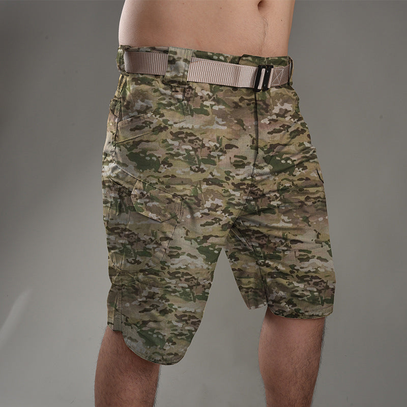 Tactische short in effen kleur